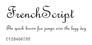 FrenchScript Preview