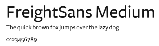 FreightSans Medium Preview