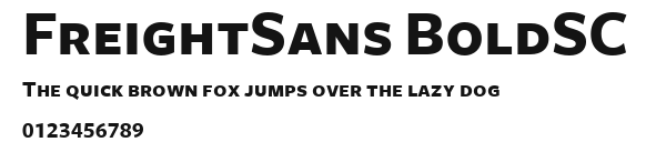 FreightSans BoldSC Preview