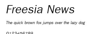 Freesia News Preview