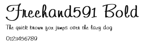 Freehand591 Bold Preview