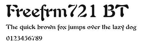 Freefrm721 BT Preview