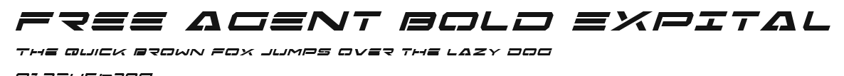 Free Agent Bold ExpItal Preview