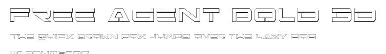 Free Agent Bold 3D Preview