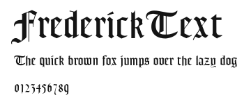 FrederickText Preview