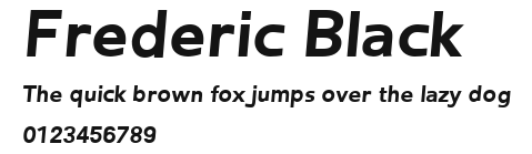 Frederic Black Preview