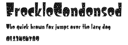 FreckleCondensed Preview