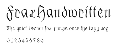 FraxHandwritten Preview