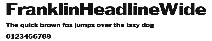 FranklinHeadlineWide Preview
