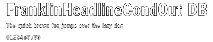 FranklinHeadlineCondOut DB Preview