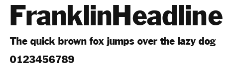 FranklinHeadline Preview