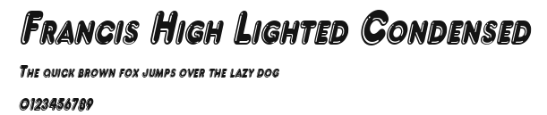 Francis High Lighted Condensed Preview