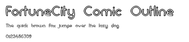FortuneCity Comic Outline Preview