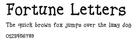 Fortune Letters Preview