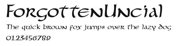 ForgottenUncial Preview
