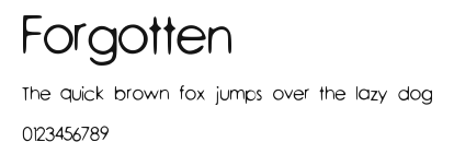 Forgotten Preview