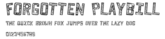 Forgotten Playbill Preview