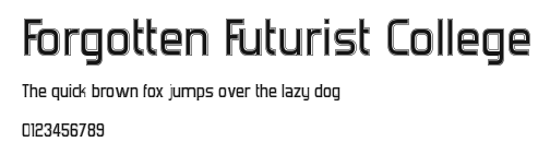 Forgotten Futurist College Preview