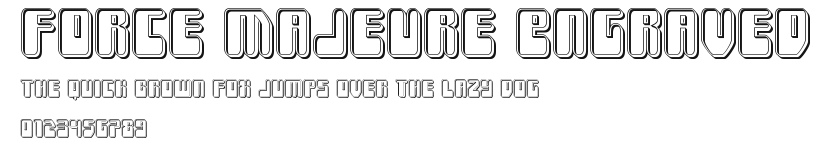 Force Majeure Engraved Preview