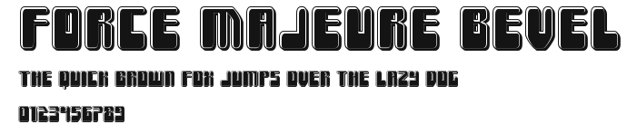 Force Majeure Bevel Preview