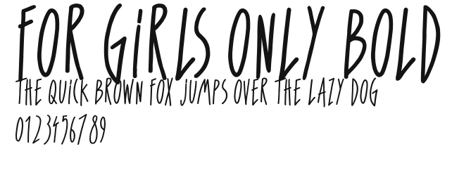 For Girls Only Bold Preview