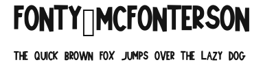 Fonty_McFonterson Preview