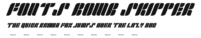 Fonts Bomb Skipper Preview