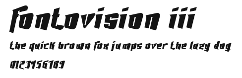 Fontovision III Preview