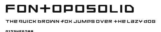 FontopoSOLID Preview