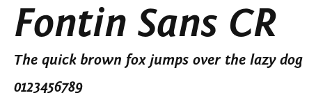 Fontin Sans CR Preview