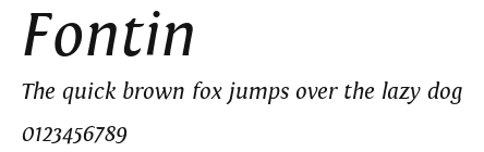 Fontin Preview