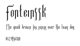 FonteinSSK Preview
