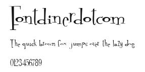 Fontdinerdotcom Preview