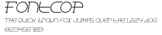 Fontcop Preview