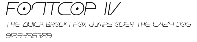 Fontcop IV Preview