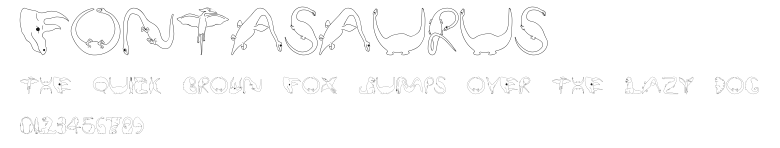 FontaSaurus Preview