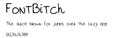 FontBitch Preview