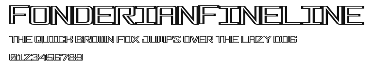 FonderianFineline Preview