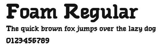 Foam Regular Preview