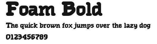 Foam Bold Preview