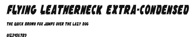 Flying Leatherneck Extra-condensed Preview