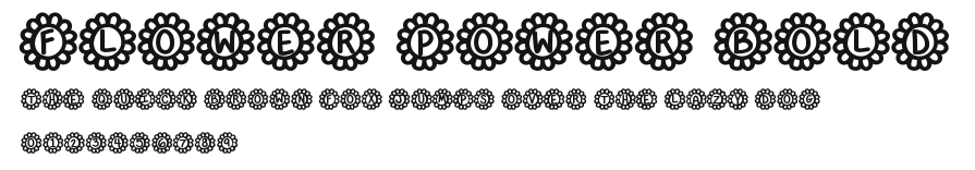 Flower Power Bold Preview