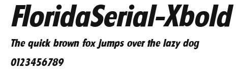 FloridaSerial-Xbold Preview
