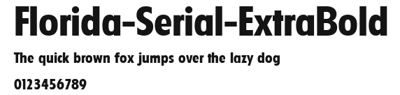 Florida-Serial-ExtraBold Preview