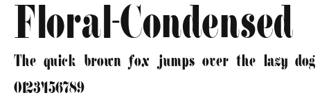 Floral-Condensed Preview