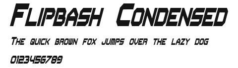 Flipbash Condensed Preview