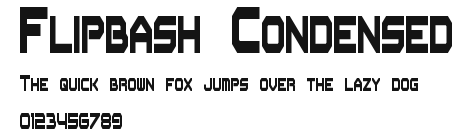 Flipbash Condensed Preview