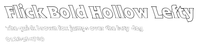 Flick Bold Hollow Lefty Preview