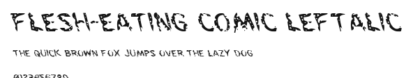 Flesh-Eating Comic Leftalic Preview