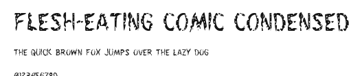 Flesh-Eating Comic Condensed Preview